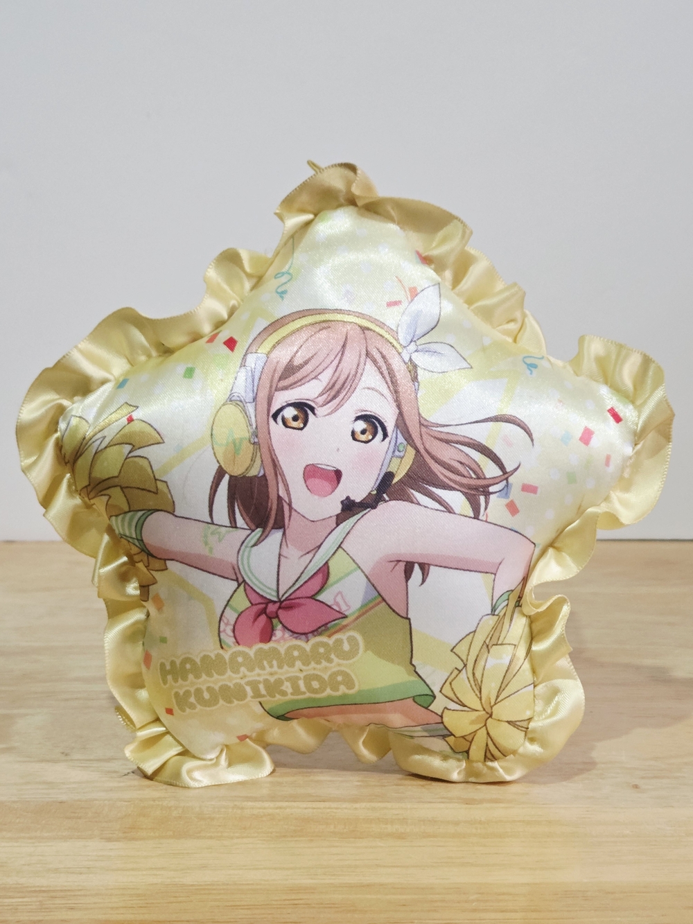 *4 for $20* Love Live! Sunshine!! Hanamaru Kunikida 6" Star Pillow Keychain 2017